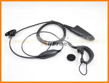 1 проводной Наушник/микрофон для MOTOROLA GP328 GP338 GP340 GP360 GP380 HT750 GP680 GP329 Наушники, Ушной микрофон