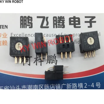 1 шт./лот Тайвань DIP RV3A-16R-V-B 0-F/16 позиционный поворотный кодирующий переключатель положительный код 3:3 8421C боковая регулировка