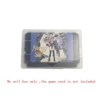 10 шт. в партии Прозрачная защитная коробка Чехол для хранения игровых карт Sega MD Collection case JP версии
