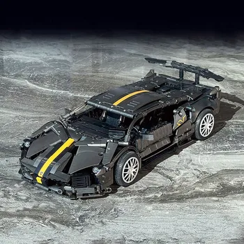 1337 шт. Высокотехнологичный суперкар, имитирующий гоночный автомобиль Lamborghini, строительные блоки, наборы кирпичей для детских игрушек, подарки