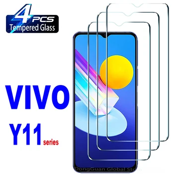 2/4 шт. Закаленное стекло Для Vivo Y11 2023 2019 Y11s, Защитная стеклянная пленка