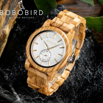 2023 Новые Мужские часы BOBOBIRD, Модные Повседневные Часы, Кварцевые Наручные часы С Выгравированным Логотипом На заказ, Деревянные часы, Отличная Подарочная деревянная коробка