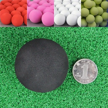 20шт 50 мм Тренировочные мячи для гольфа из пены EVA, мягкие монохромные Мячи для гольфа на открытом воздухе, мяч для тренировки гольфа, сплошной цвет