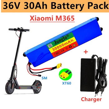 36V 30Ah 18650 Литиевый аккумулятор Accu 10S3P 30000mAh 250W-500W Dezelfde Poort 42V Elektrische scooter M365 Ebike Power Batterij Met Bms