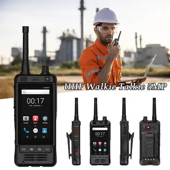 3G Wifi Радио W5 Android 6.0 Телефон PTT радио IP67 UHF портативная рация 5-мегапиксельная камера интернет-радио POC REALPTT ZELLO трансивер