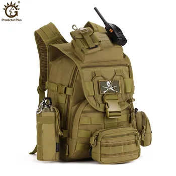 40L Тактический рюкзак Военный рюкзак 900D нейлоновый водонепроницаемый армейский рюкзак для занятий спортом на открытом воздухе, кемпинга, пешего туризма, рыбалки, охоты