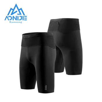 AONIJIE FM5120 Мужские Спортивные быстросохнущие компрессионные шорты, Обтягивающие Эластичные Пятые брюки для летних тренировок, Бега и Езды на Велосипеде