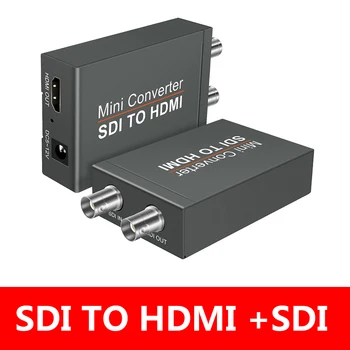 HD 3G Видео Конвертер SDI в HDMI-адаптер SDI Конвертер с автоматическим определением формата звука для камеры С кабелем постоянного тока