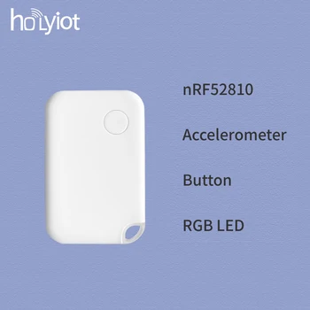 Holyiot nRF52810 eddystone ibeacon tag акселерометр LIS2DH12 сенсор с кнопкой BLE Bluetooth 5,0 модуль с низким энергопотреблением