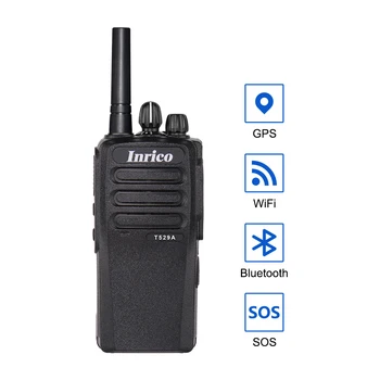 Inrico T529A Poc 4G Сетевая портативная рация Радио Bluetooth Wifi Gps NFC Android Мобильное радио Дальнего Действия Мини Портативная рация