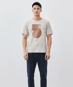 J1654, летняя новая мужская футболка с короткими рукавами, футболка с круглым вырезом в американском стиле