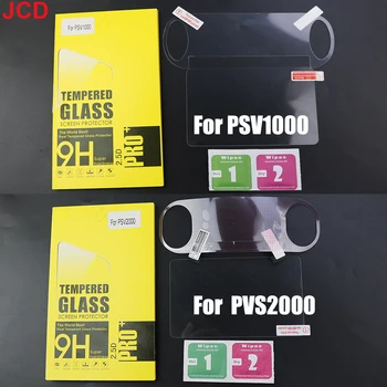 JCD Закаленное Стекло Прозрачная Защитная Пленка Full HD для экрана Передняя Задняя Защитная Пленка для Psvita PS Vita PSV 1000 2000 PSV1000 PSV2000