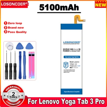 LOSONCOER 5100 мАч L15D1P31 Аккумулятор Для Lenovo Yoga Tab3 Pro/Yoga Tab 3 Pro 10 3 Pro YT3-X90L YT3-X90F SB18C01830 Аккумулятор