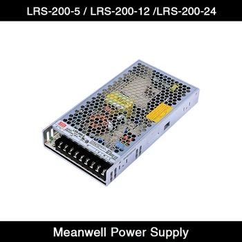 MeanWell LRS-200-5/12/24 Источник Питания AC100 ~ 240V до 5V 40A/12V 17A/24V 8.8 A Светодиодный источник питания Meanwell мощностью 200 Вт с одним выходом