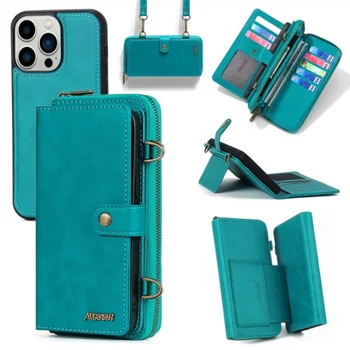 MEGSHI-020 Отдельный съемный кожаный чехол-бумажник для телефона XiaoMi 10 10Pro 5G RedMi Note8 Note9 Note8Pro Note9Pro