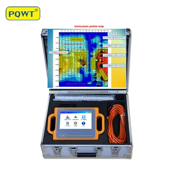 PQWT S300 глубинный локатор подземных вод, машина для обнаружения воды, 300 м буровая скважина, детектор подземных вод