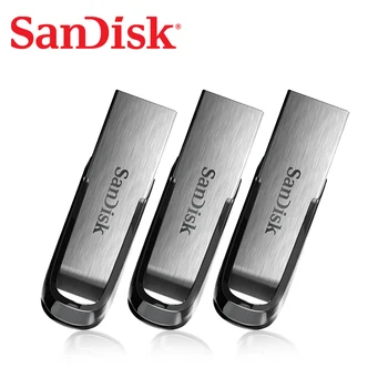 Sandisk USB3.0 флешка Оригинальная CZ73 Ultra Flair 32g флешка 64GB 16GB 128GB 256G 512GB флэш-накопитель memory stick высокая скорость