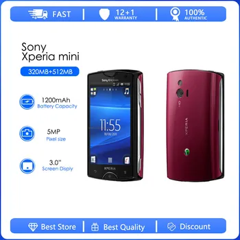 Sony Ericsson Xperia mini ST15 Восстановленный-Оригинальный разблокированный Мобильный телефон ST15i 3G WIFI GPS 3-Мегапиксельная Камера Android 4.1 Телефон