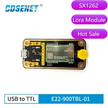 SX1262 LoRa Модуль 5 км Дальнего действия 868 М 915 МГц Приемопередатчик Тестовая плата Комплекты USB E22-900TBL-01 rf Плата разработки для