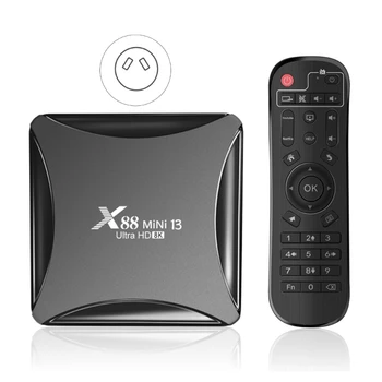 X88 Mini 13 RK3528 Четырехъядерный ключ с 2G + 16G джойстиком для Android13 2,4/5 ГГц WIFI Медиаплеер с Дистанционным Управлением
