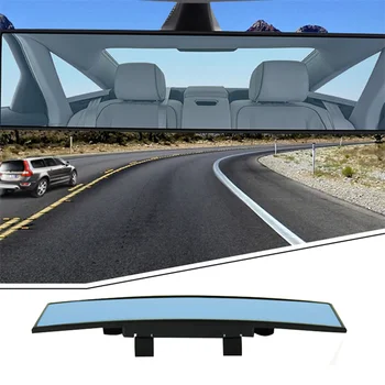 Автомобильное зеркало, Внутренние Зеркала заднего вида, антибликовое автоматическое Зеркало заднего вида, Универсальное широкоугольное синее зеркало, Автоаксессуары