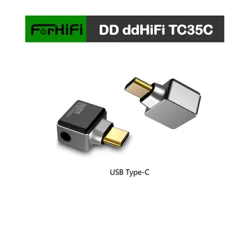 Адаптер для наушников DD ddHiFi TC35C от USB-C до 3,5 мм и музыкальный декодер без потерь, чип ЦАП ALC5686, PCM-декодирование до 32 бит / 384 кГц