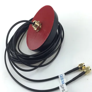 Антенна системы отслеживания с резьбой для GPS GSM в одном корпусе, кабель 1,5 м, штекер SMA