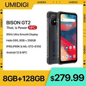 В наличии UMIDIGI BISON GT2/BISON GT2 PRO Android Прочный Смартфон Helio G95 6,5 