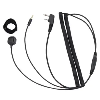Гарнитура для шлема Vimoto V3 V6, совместимая с Bluetooth, Специальный соединительный кабель для baofeng UV-5R