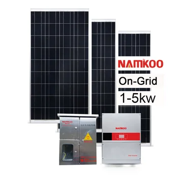 Горячая продажа Namkoo 6000 Вт фотоэлектрическая панель 6000 Вт 5000 Вт 4000 Вт солнечная система для дома на сетке