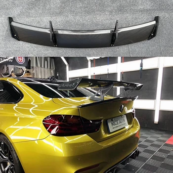Для BMW F82 M4 GTS Стиль Задний спойлер из углеродного волокна, крыло багажника