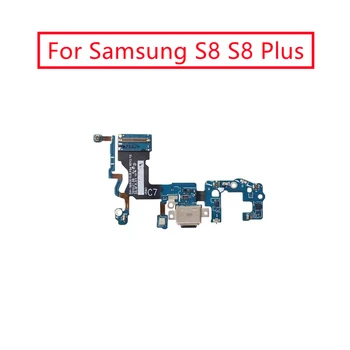 Для Samsung Galaxy S8 USB Разъем зарядного устройства Гибкий кабель Для Samsung S8 Plus USB док-станция для зарядки печатной платы Гибкий кабель Аудиоразъем