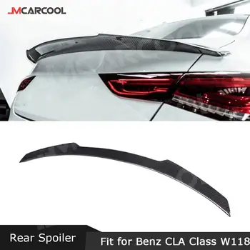 Для W118 C118 Задний Спойлер Багажника Из Углеродного волокна Для Mercedes Benz CLA Class CLA35 CLA180 CLA200 CLA250 CLA45 AMG Line 2019-2024