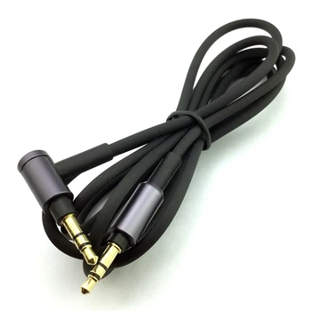 Для наушников Sony WH-1000 XM2 XM3 XM4 H900N H800 аудиокабель 3,5 мм длиной 1,5 М/4,9 фута (черный без микрофона)