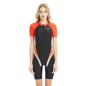 Женские профессиональные быстросохнущие гоночные купальники длиной до колена, цельный тренировочный купальник для серфинга, женская спортивная одежда для купания, Пляжная одежда