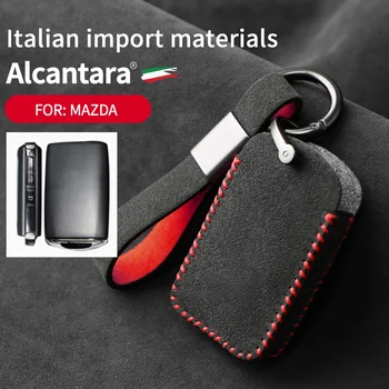 Импортная замша из алькантары для Mazda 3 Alexa CX-30 CX30 CX5 CX 5 CX-5 CX8 CX9 CX4, пряжка для сумки для защиты ключей