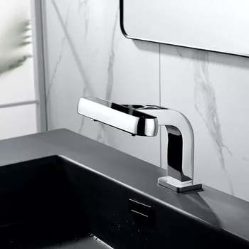Коммерческий сенсорный кран с автоматическим датчиком подачи воды в ванную комнату с электрическим датчиком воды