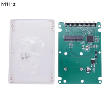 Корпус mSATA для IDE Case Box Корпус mSATA для 2,5-дюймовой IDE 44PIN Высокоскоростной Жесткий диск MINI PCI-E SSD Твердотельный внешний адаптер