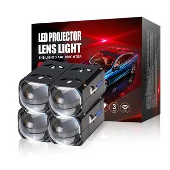Лучшие продажи Мини 1,8 дюймовый Bi LED объектив проектора с матричными модулями дальнего ближнего света, фара автомобиля H4 H7, фара