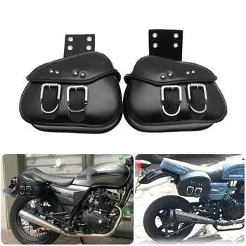 Мотоциклетные седельные сумки для хранения багажа сбоку, Маленькая треугольная боковая сумка, Спортивная версия, инструмент для хранения Harley Honda Yamaha Kawasaki