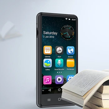Новейший RUIZU H8 Android WiFi MP4-плеер Bluetooth 5,0 с Полным сенсорным экраном 4 дюйма 16 ГБ Музыкальный Видеоплеер С FM-записью, Электронная книга