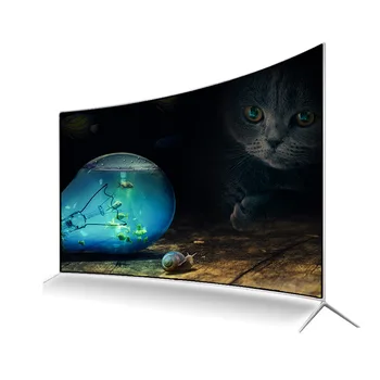 Новый Китайский телевизионный завод 2021 года в Китае 32 55 65 75 дюймовый OLED SKD телевизор изогнутые детали для светодиодных телевизоров