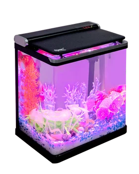Оптовая цена на Домашний Настольный Аквариумный аквариум с аквариумным фильтром и светодиодной подсветкой