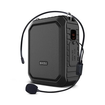 Портативный микрофон-усилитель голоса IPX5 Водонепроницаемый пылезащитный онлайн-усилитель голоса Bluetooth с микрофоном для наушников