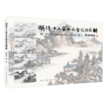 Учебник по пейзажной живописи древних мастеров, Традиционные китайские техники пейзажной живописи, Книги с иллюстрациями и аннотациями