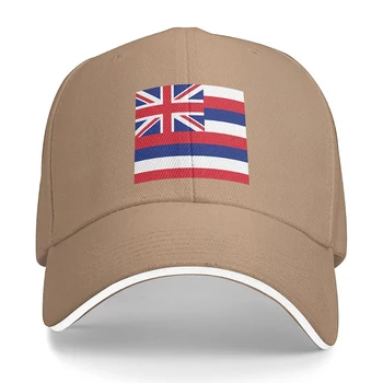 Флаг Гавайев. Бейсболка унисекс подходит для мужчин и женщин, регулируемая шляпа для папы, кепка для сэндвича