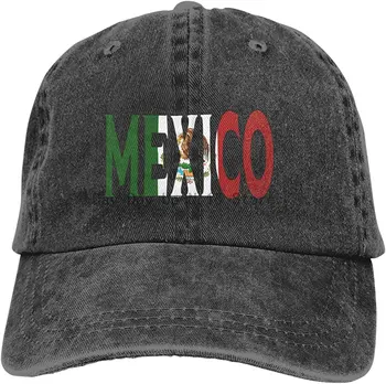 Хлопковая Регулируемая бейсбольная кепка с мексиканским флагом, классическая спортивная кепка для мужчин и женщин