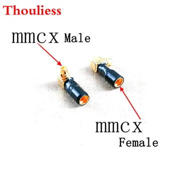 Штекер для наушников Thouliess Pair для F7200 F4100 ER4XR SR MMCX Male to MMCX Female Конвертер-адаптер